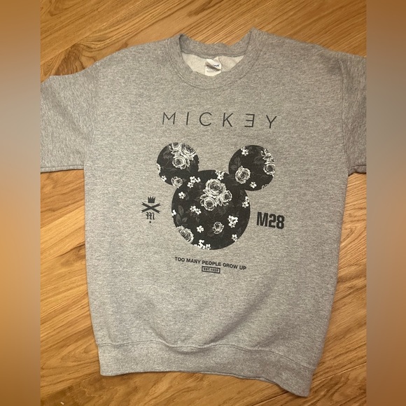 Mickey Mouse Floral Logo Sweatshirt - Picture 3 of 7